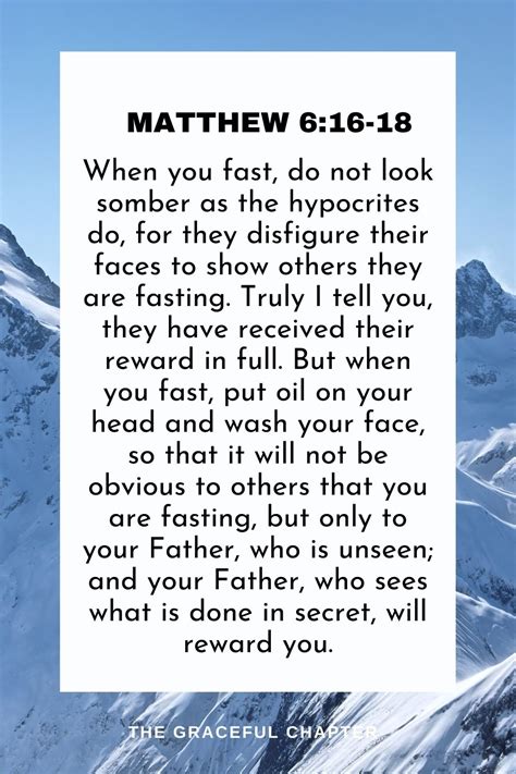 40 Bible Verses About Fasting - The Graceful Chapter