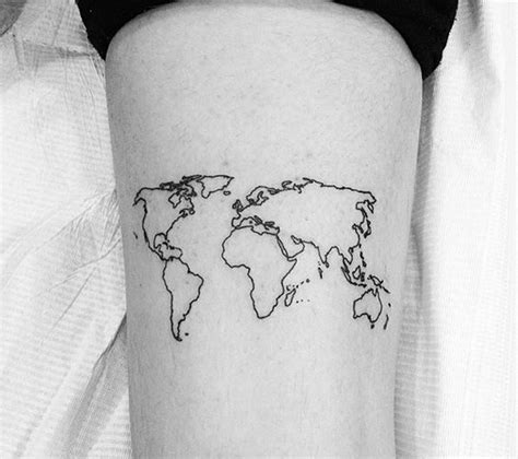 Aggregate more than 69 tattoo map of the world super hot - in.coedo.com.vn