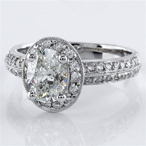 Pavé Setting for Emerald or Radiant Cut Diamond | Adiamor