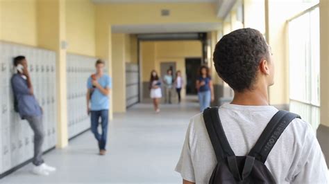 Group Of High School Students Walking Along Stock Footage SBV-301701194 - Storyblocks