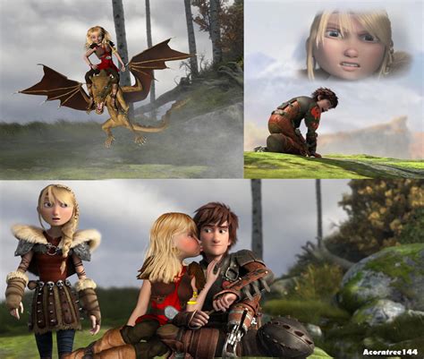 Hiccup Camicazi and Astrid - Cliff Kiss (for Alia) by acorntree144 on DeviantArt