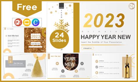 Happy New Year 2023 Powerpoint Template – Get New Year 2023 Update