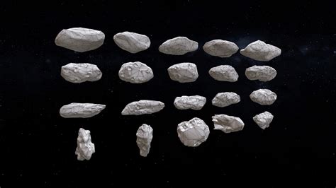 ArtStation - Asteroids Collection | Game Assets