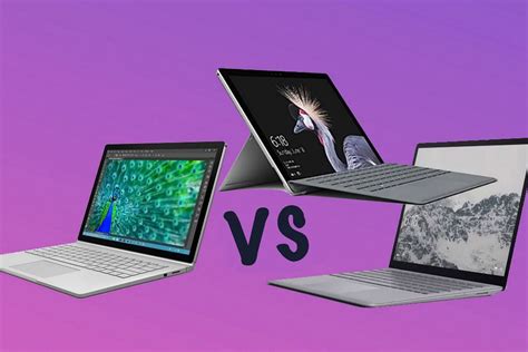 Microsoft Surface Pro 6 vs Surface Laptop 2 vs Surface Book 2: