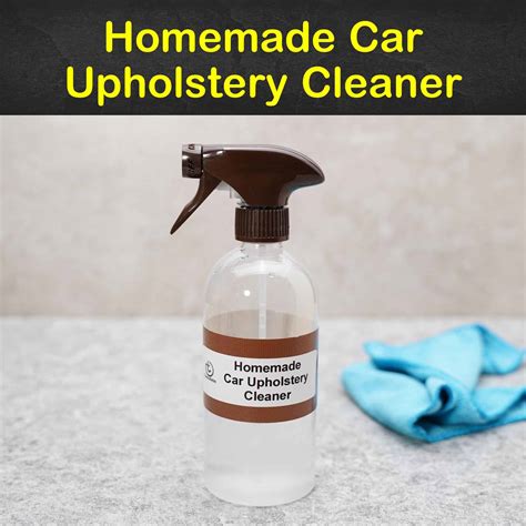 8 Easy-to-Make Car Upholstery Cleaner Recipes