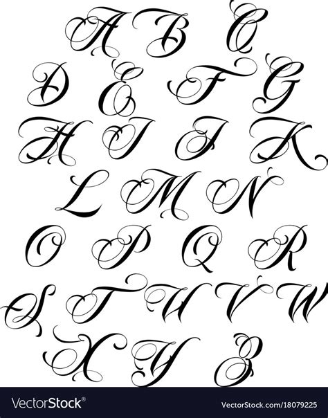 Calligraphy Alphabet