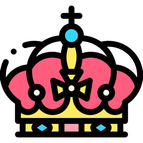 Monarchy Detailed Rounded Lineal color icon