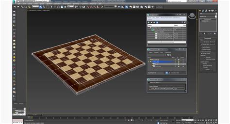 3D model wooden chess board - TurboSquid 1344688