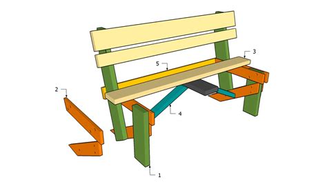 Simple Garden Bench Plans | Free Garden Plans - How to build garden projects