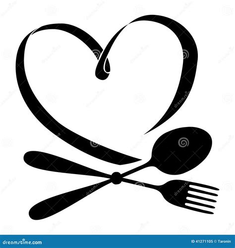 A Spoon Fork Knife Logo , Restaurant Logo Vector | CartoonDealer.com #222024639