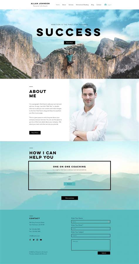 Wix Templates Portfolio