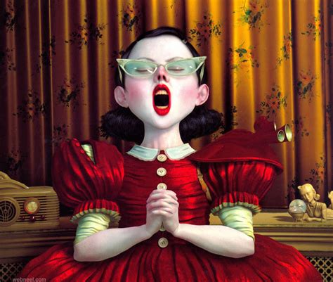 26 Unusual and Surreal Paintings by Ray Caesar - Weird and Disturbing