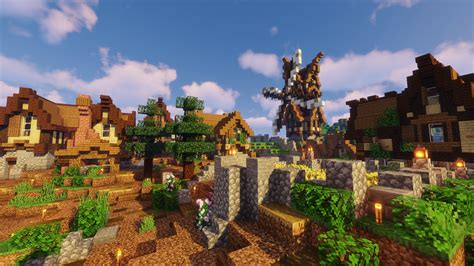 Minecraft Medieval Small Town