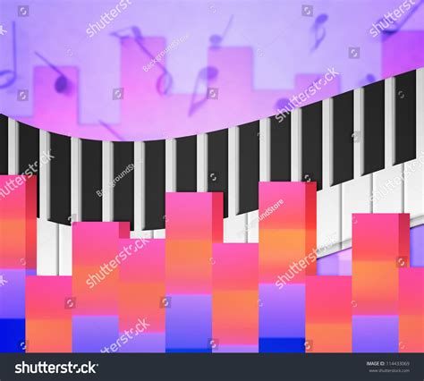 Pink Music Notes Background Texture Stock Illustration 114433069 | Shutterstock