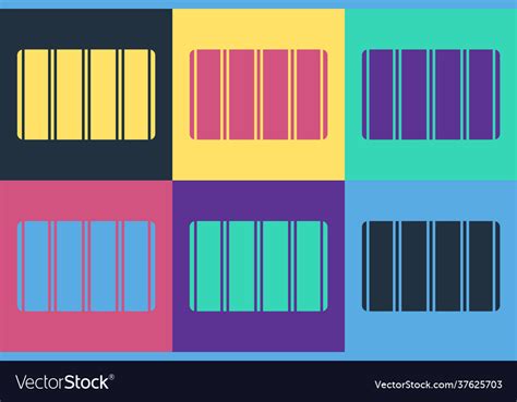 Pop art color palette guide icon isolated on color