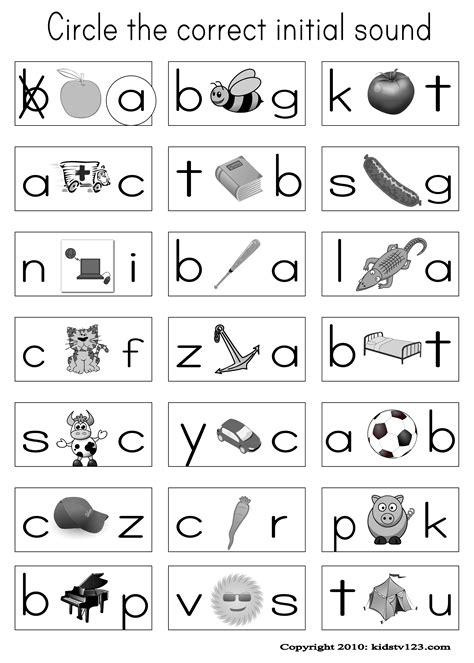 Nursery Phonics Letter And Sound Worksheets