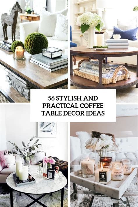 Coffee Table Top Decor Ideas - Leadersrooms