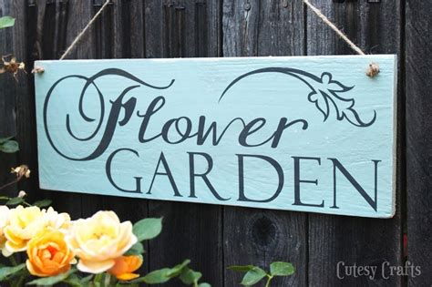 Garden Signs - Cutesy Crafts