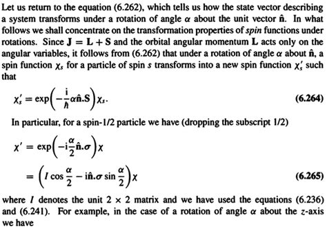 Exponential of Pauli spin matrices