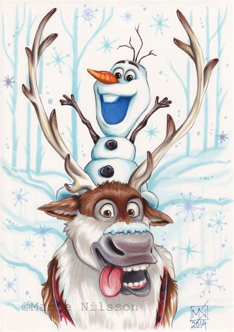 olaf and sven clipart - Clipground