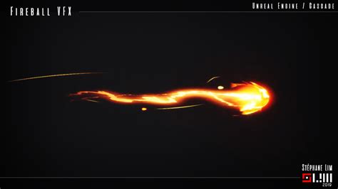 ArtStation - Fireball Game VFX, Stéphane Lim | Unreal engine, Artwork, Game art