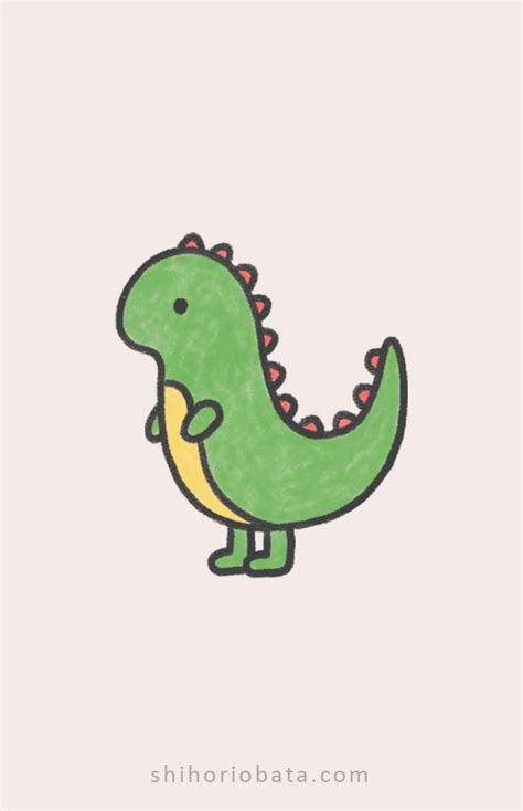 22 Cute Easy Dinosaur Drawing Ideas, 51% OFF