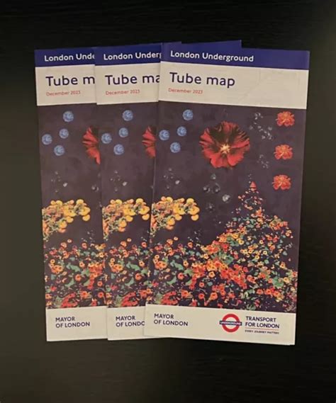 NEW 3-PACK MAY 2023 London Underground Tube Map with Elizabeth Line EUR 3,80 - PicClick DE