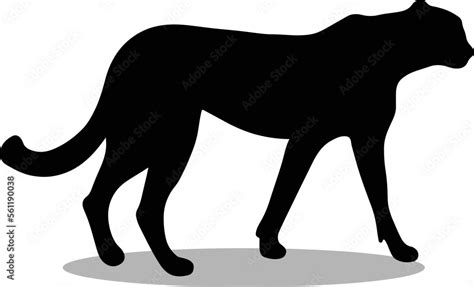 Jaguars Silhouette, cute Jaguars Vector Silhouette, Cute Jaguars cartoon Silhouette, Jaguars ...