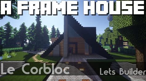 Minecraft - A-Frame House - YouTube