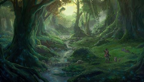 🔥 Free Download Anime Forest Background by @adamhenderson | WallpaperSafari