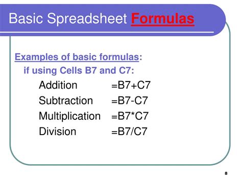 PPT - Understanding Spreadsheets PowerPoint Presentation, free download - ID:1576543