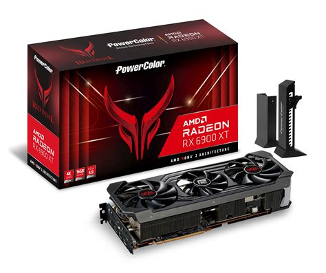 PowerColor Red Devil AMD Radeon™ RX 6900 XT Gaming Graphics Card with 16GB GDDR6 Memory, Powered ...