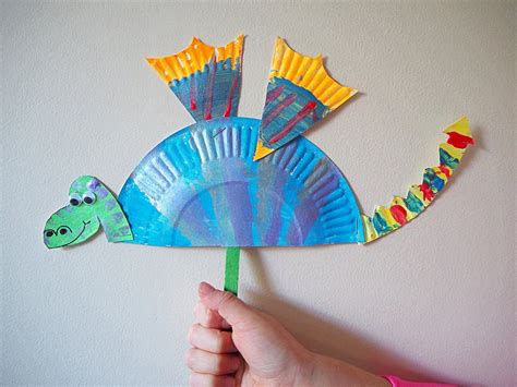 Learn with Play at Home: Simple Paper Plate Dragon Craft