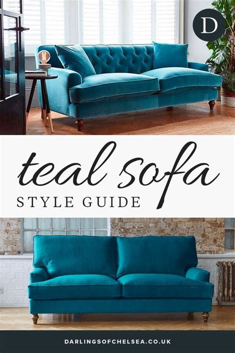 How To Decorate With A Teal Sofa | Blog | Darlings of Chelsea