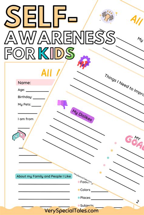 28 Self-Awareness Activities for Kids (Printable PDF) - Very Special Tales