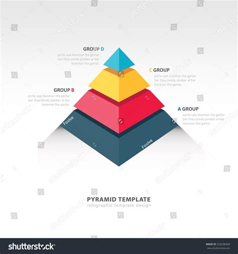 Pyramid Infographic Template Stock Vector (Royalty Free) 220238368 | Shutterstock