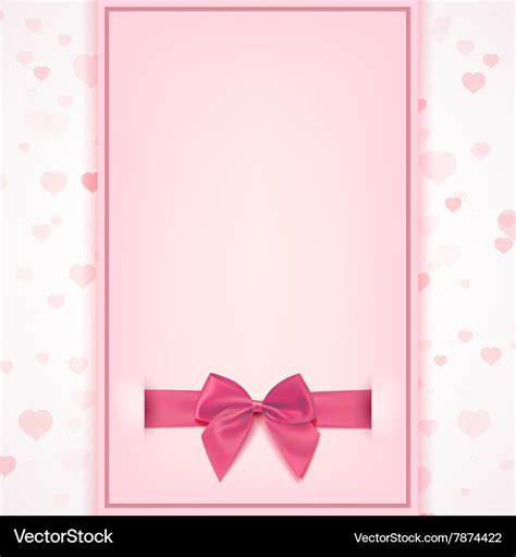 Blank greeting card template Royalty Free Vector Image