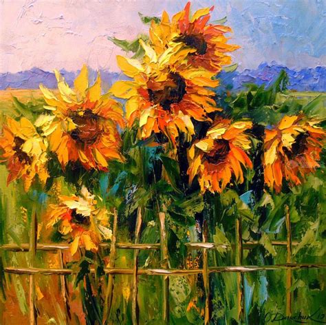 Sunflowers | Sunflower art, Flower art painting, Sunflower painting