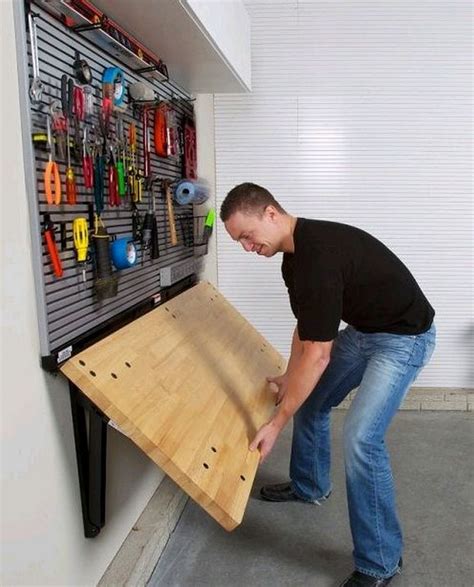 A DIY Wall-Mounted Folding Workbench For A Great DIYer – Your Projects@OBN