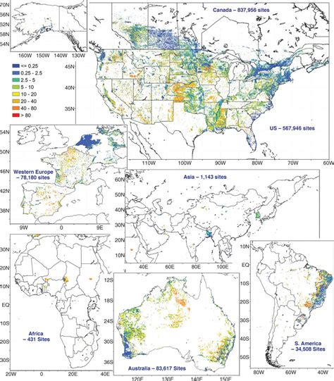 Water Table Depth Map