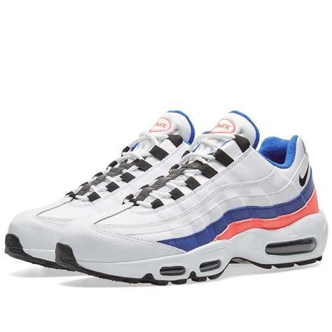 Nike Air Max 95 Essential White, Black, Red & Marine | END. (US)