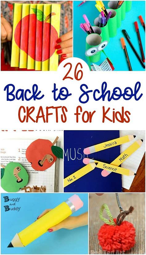 25+ Back to School Crafts for Kids - Buggy and Buddy