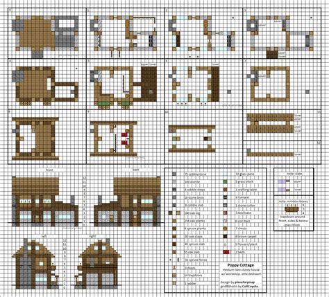 Minecraft House Designs Blueprints