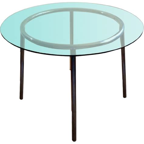 Ikea Salmi Round Glass Dining Table - AptDeco