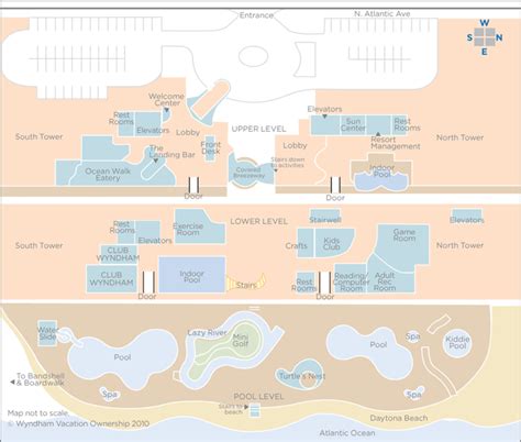 Wyndham Ocean Ridge Resort Map - Big Bus Tour Map