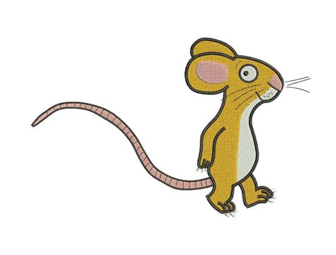 The Gruffalo Mouse Embroidery Design | The gruffalo, Mouse drawing, Gruffalo characters