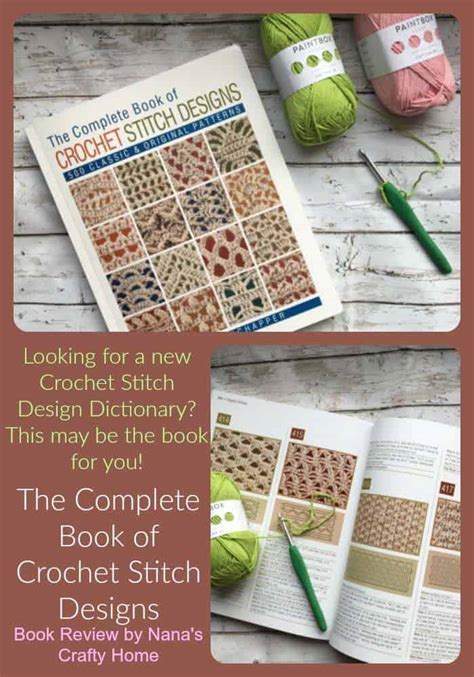 The Complete Book of Crochet Stitch Designs Book Review