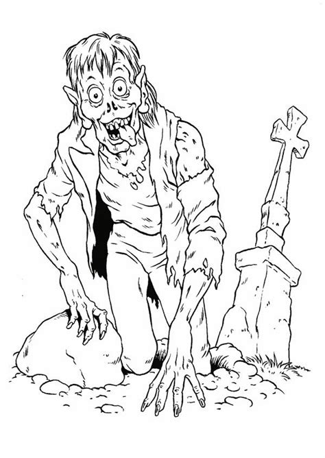 Zombie Apocalypse Coloring Pages - Lois Murphy's Coloring Pages