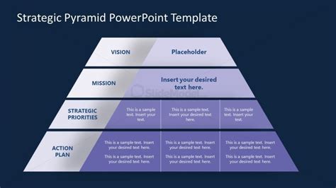 Strategic Priorities Planning PowerPoint Pyramid - SlideModel