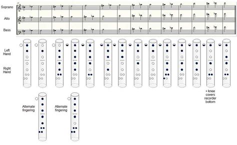 Recorder Notes – recorder fingering and note production